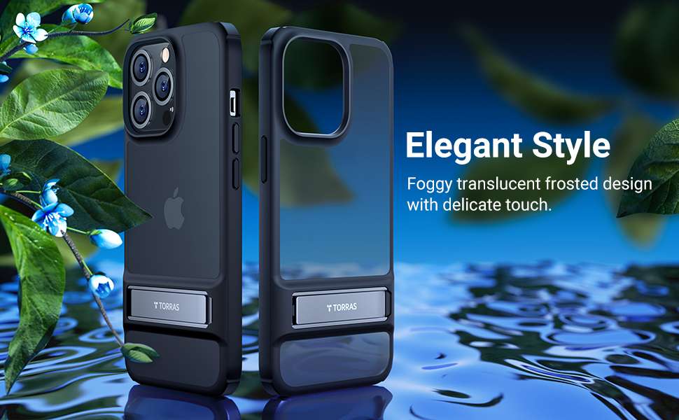 Torras MarsClimber Series Phone Case for iPhone 13 Pro Max - Black - X002W71PO5
