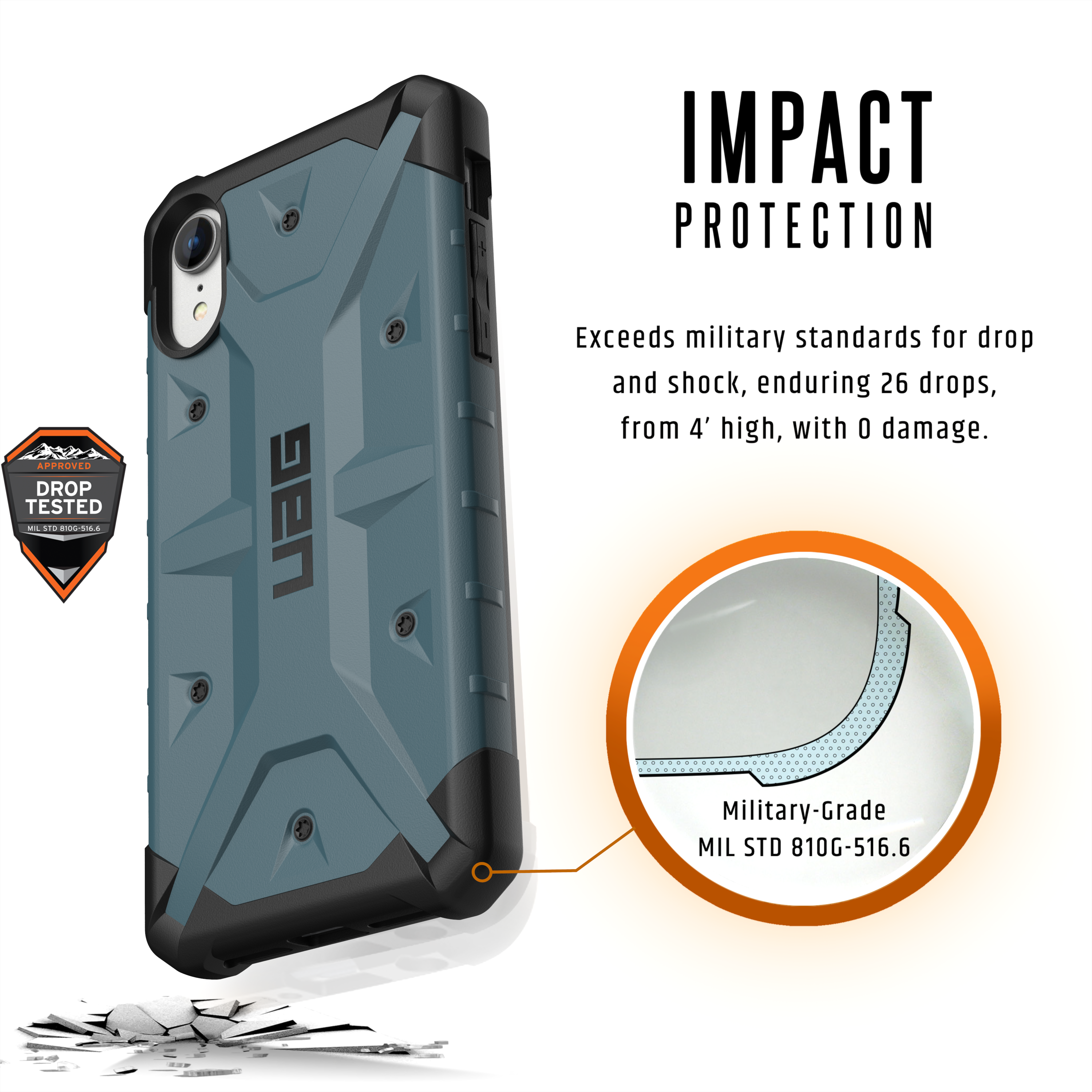 UAG iPhone XR Pathfinder - Slate - 812451030433