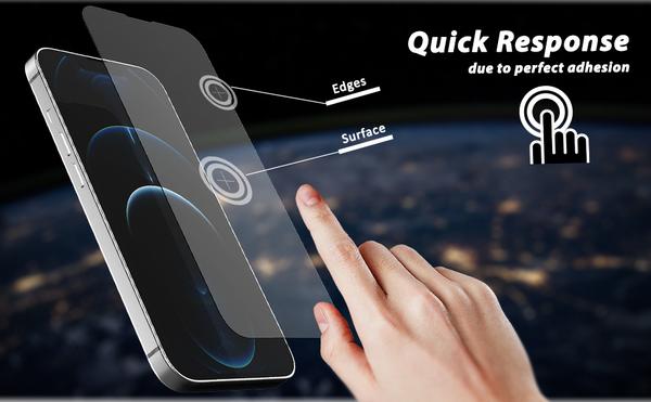 Whitestone Dome iPhone 13 Pro Max Dome Glass Tempered Glass Screen Protector (6.7") - Replacement Kit (No UV)