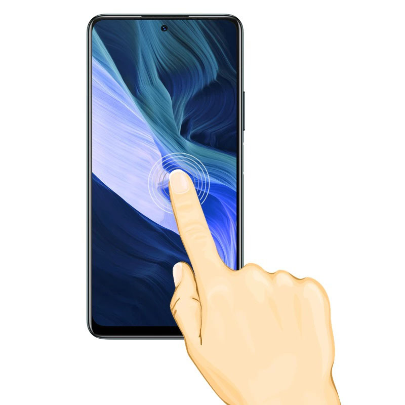 MOFI Premium Tempered Glass for Infinix Note 8 Full Coverage Screen Protector 2.5D 9H &ndash; BLACK