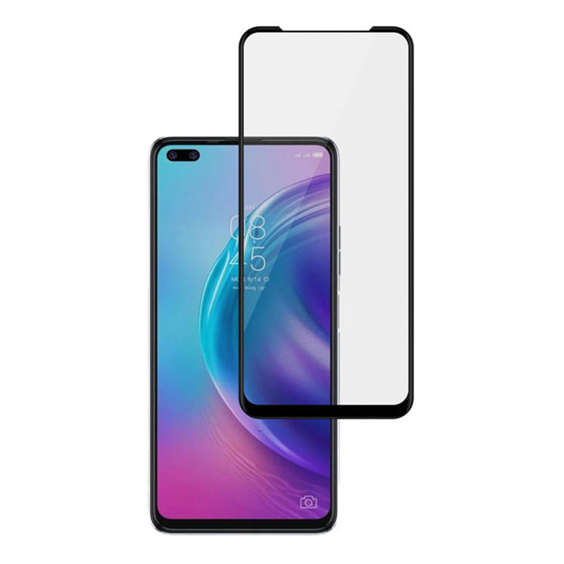 MOFI Premium Tempered Glass for Tecno Camon 16 Pro Full Coverage Screen Protector 2.5D 9H &ndash; BLACK