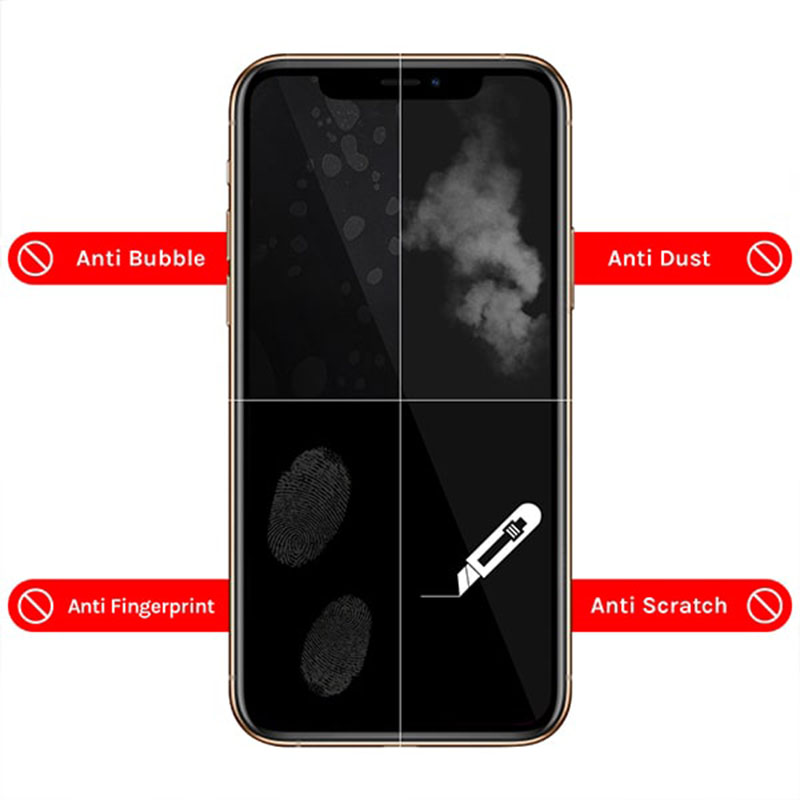 MOFI Vivo Y31 2.5D 9H Full Screen Protector Tempered Glass Anti BlueRay BLACK