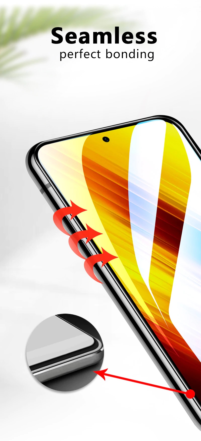 MOFI Xiaomi Poco X3 Pro 2.5D 9H Full Screen Protector Tempered Glass Anti BlueRay &ndash; BLACK