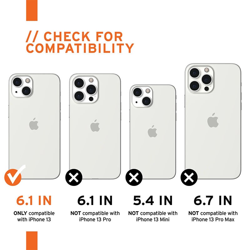 UAG iPhone 13 (6.1) Civilian Phone Case- Frosted Ice - 810070364441