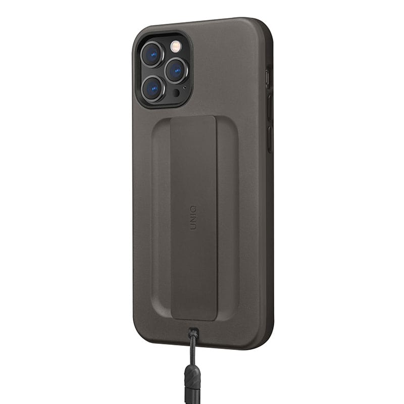 UNIQ HYBRID iPhone 12 Pro Max Heldro Antimicrobial Phone Case  - Stone Grey