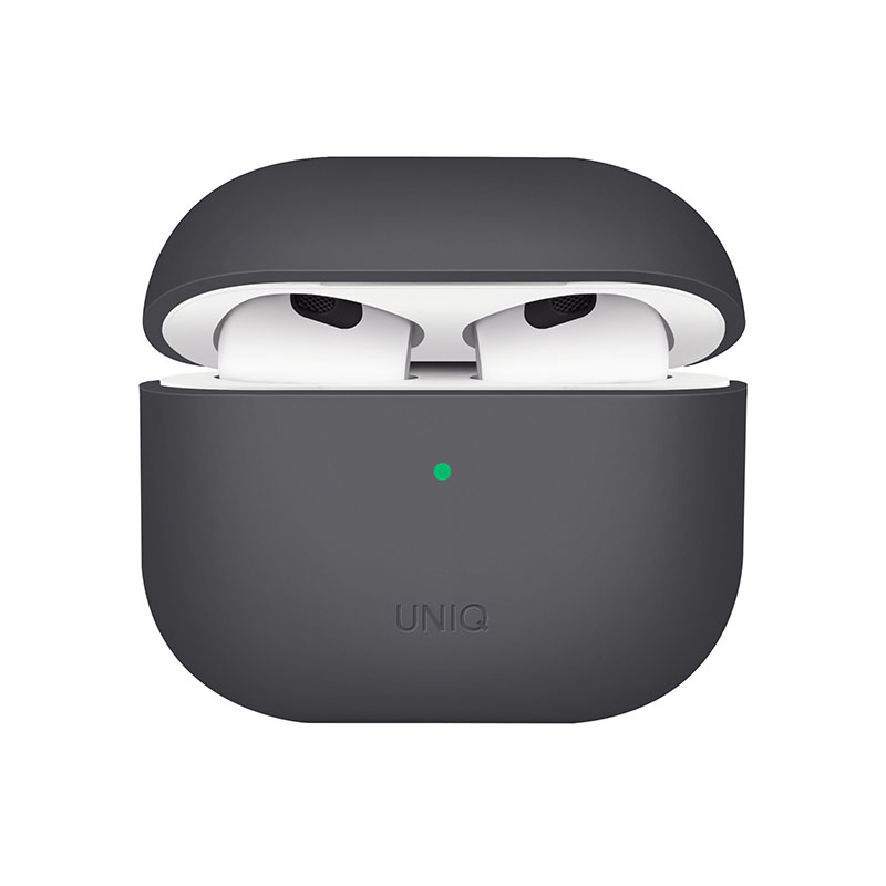 UNIQ LINO HYBRID Liquid Silicon AirPods 3rd Gen Case - Ash (Grey)