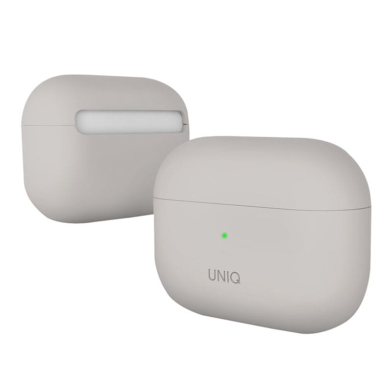 UNIQ LINO Hybrid Liquid Silicon Airpods Pro Case - Beige (Ivory)