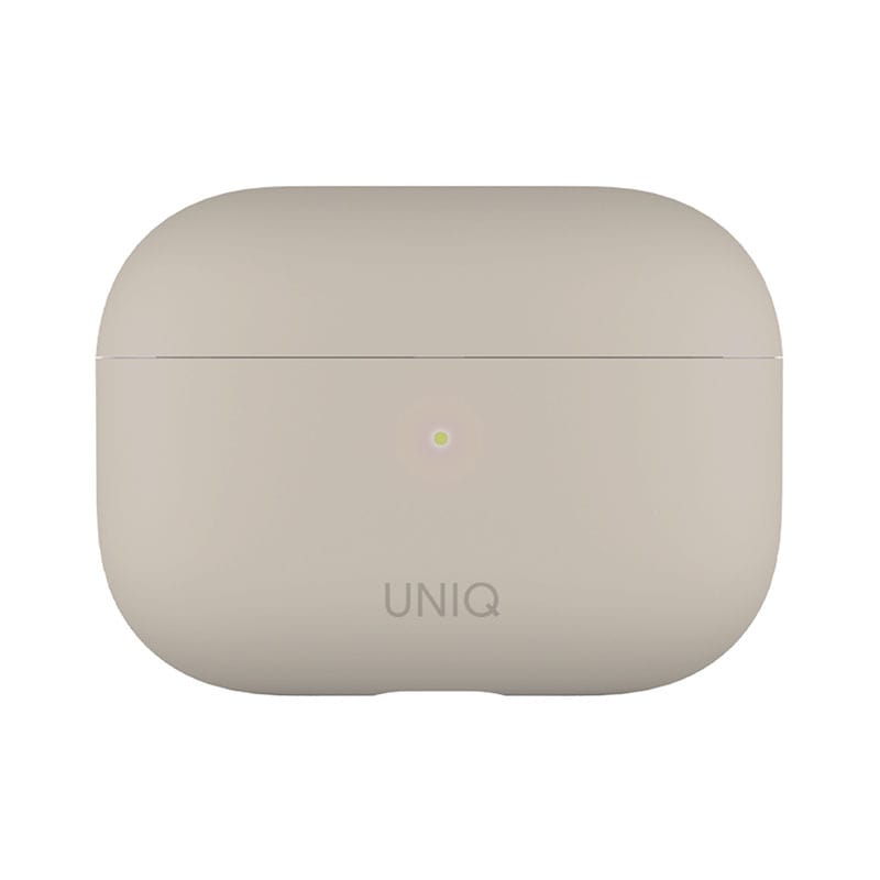 UNIQ LINO Hybrid Liquid Silicon Airpods Pro Case - Beige (Ivory)