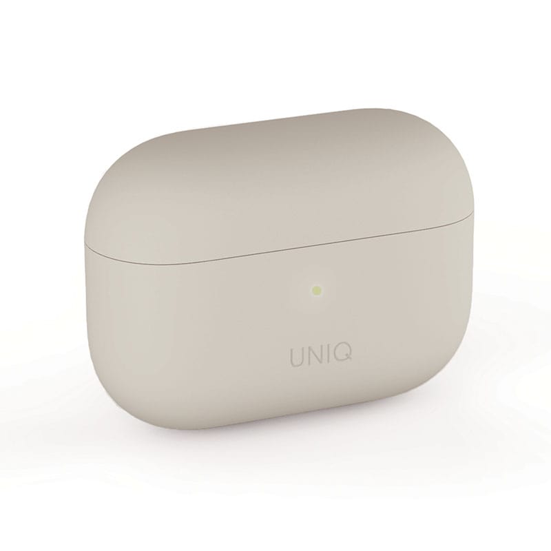 UNIQ LINO Hybrid Liquid Silicon Airpods Pro Case - Beige (Ivory)