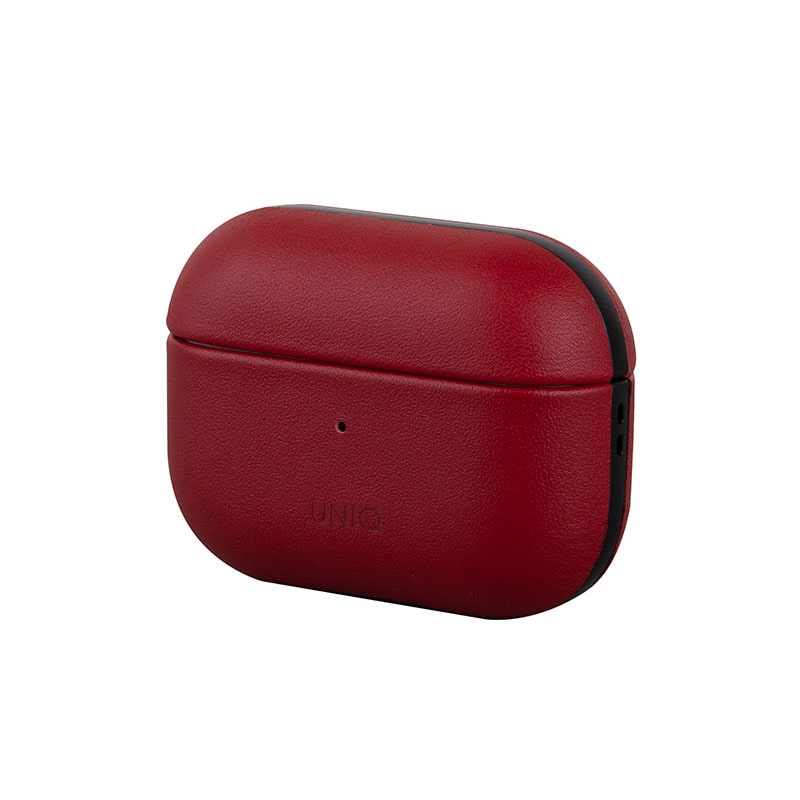 UNIQ TERRA Genuine Leather AirPods Pro Snap Case - Maghogany (RED)