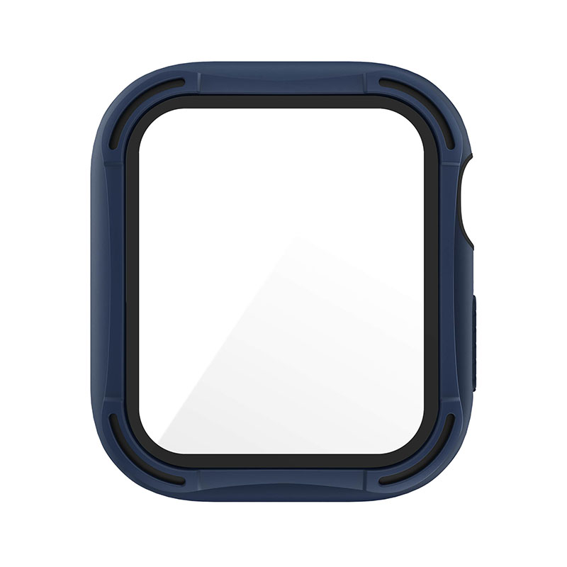UNIQ TORRES Watch Case with Tempered Glass Screen Protection for Apple Watch Series 1-6 & SE 44MM - Nautical Blue