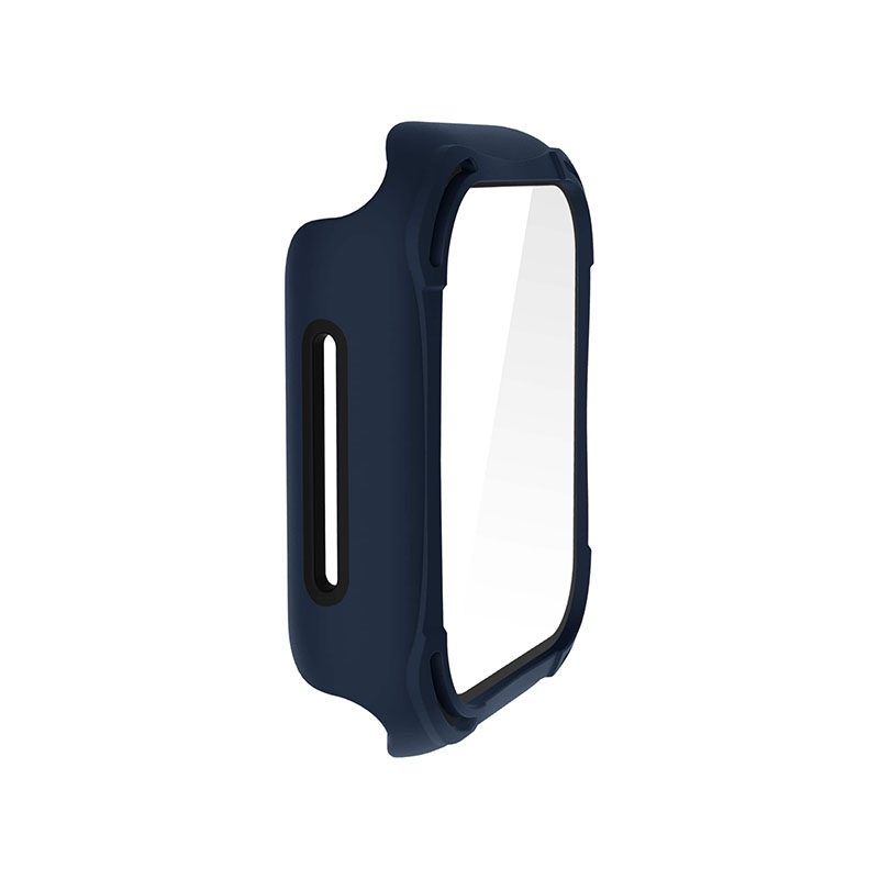 UNIQ TORRES Watch Case with Tempered Glass Screen Protection for Apple Watch Series 1-6 & SE 44MM - Nautical Blue