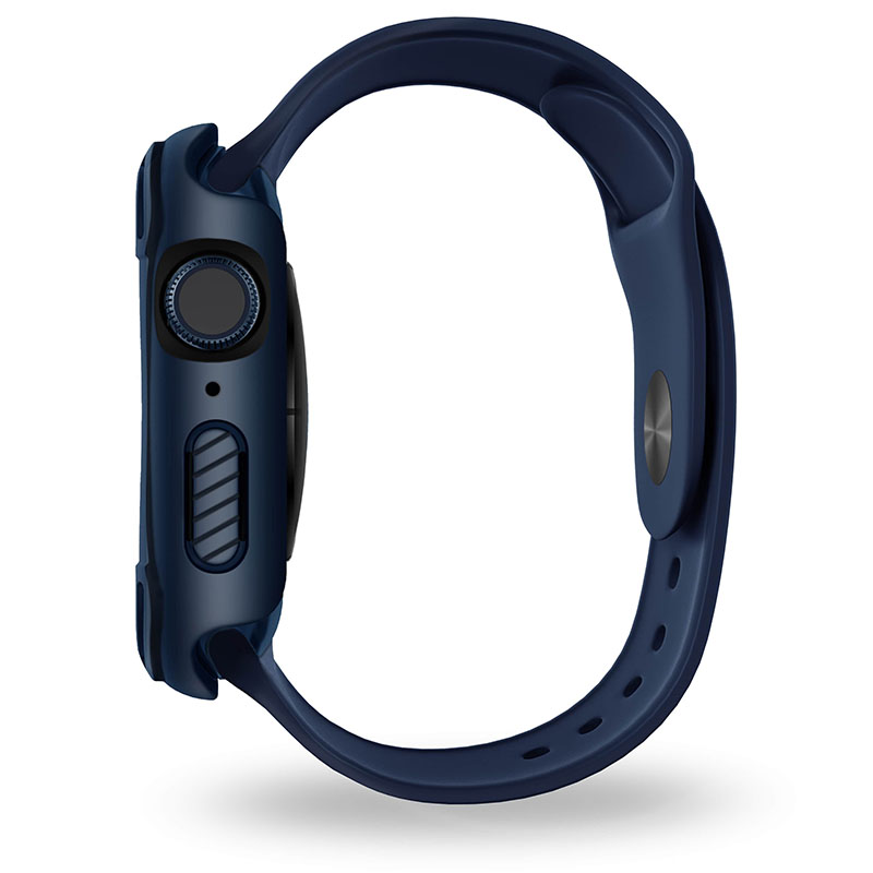 UNIQ TORRES Watch Case with Tempered Glass Screen Protection for Apple Watch Series 1-6 & SE 44MM - Nautical Blue