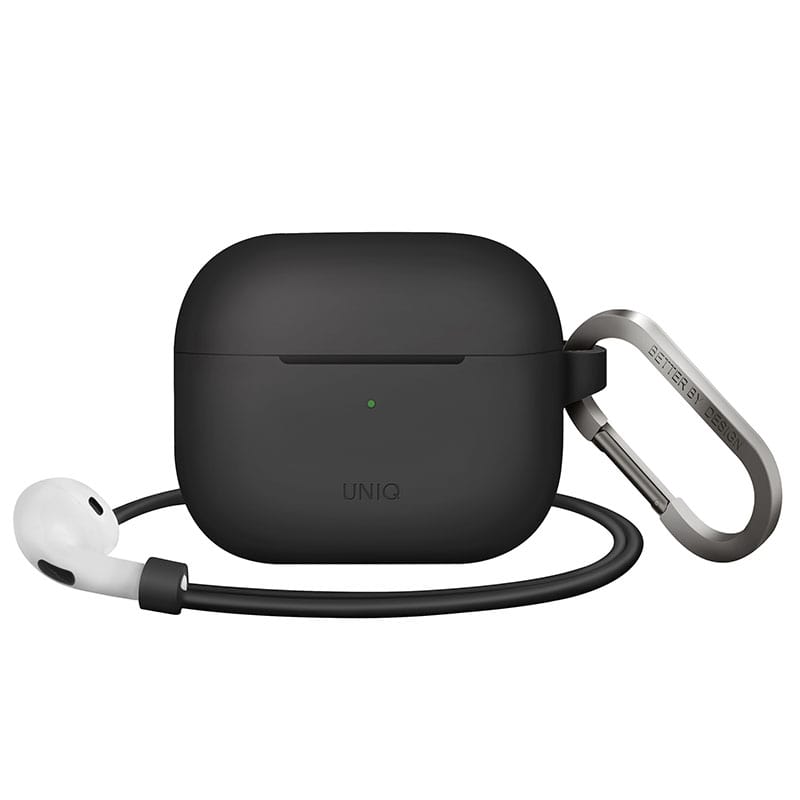 UNIQ VENCER AirPods 3rd Gen Silicon Hang Case - Charcoal (Dark Grey)