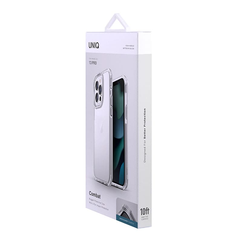 UNIQ HYBRID iPhone 13 Pro Combat Phone Case - Crystal (Clear)