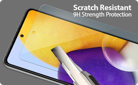 Whitestone Samsung Galaxy A72 5G EZ Tempered Glass Screen Protector - 1 Pack