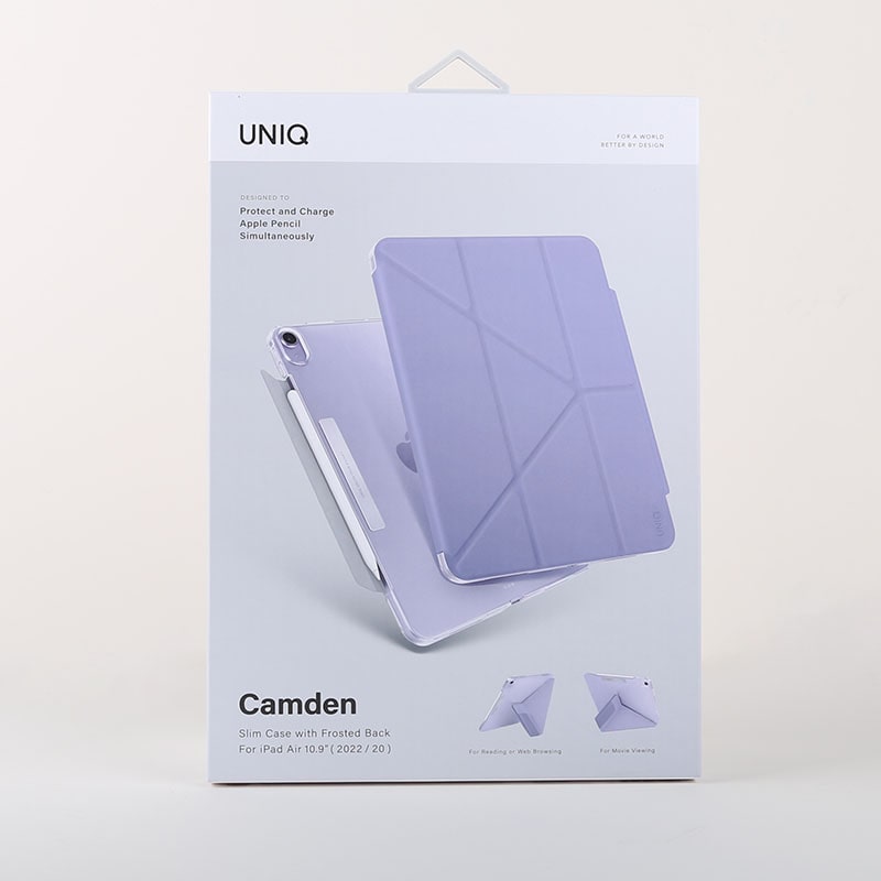UNIQ CAMDEN New iPad Air 10.9 (2022/20) Antimicrobial Case - Lavender (Purple)
