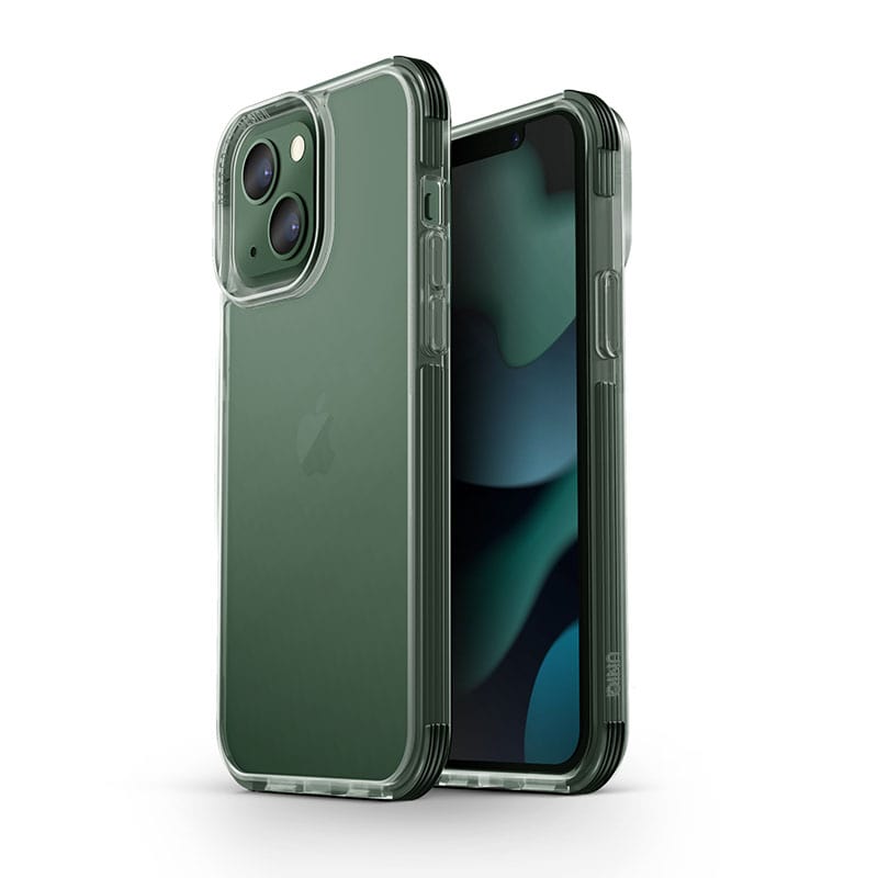 UNIQ HYBRID iPhone 13 Combat Phone Case - Hunter (Green)