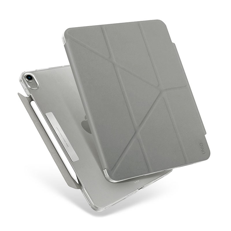 UNIQ CAMDEN New iPad Air 10.9 (2022/20) Antimicrobial Case - Fossil (Grey)