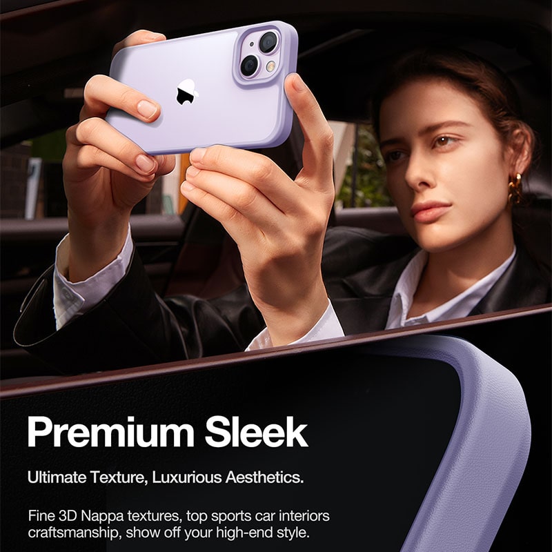 Torras Guardian Series Phone Case for iPhone 14 Plus 6.7 Inch - Light Purple