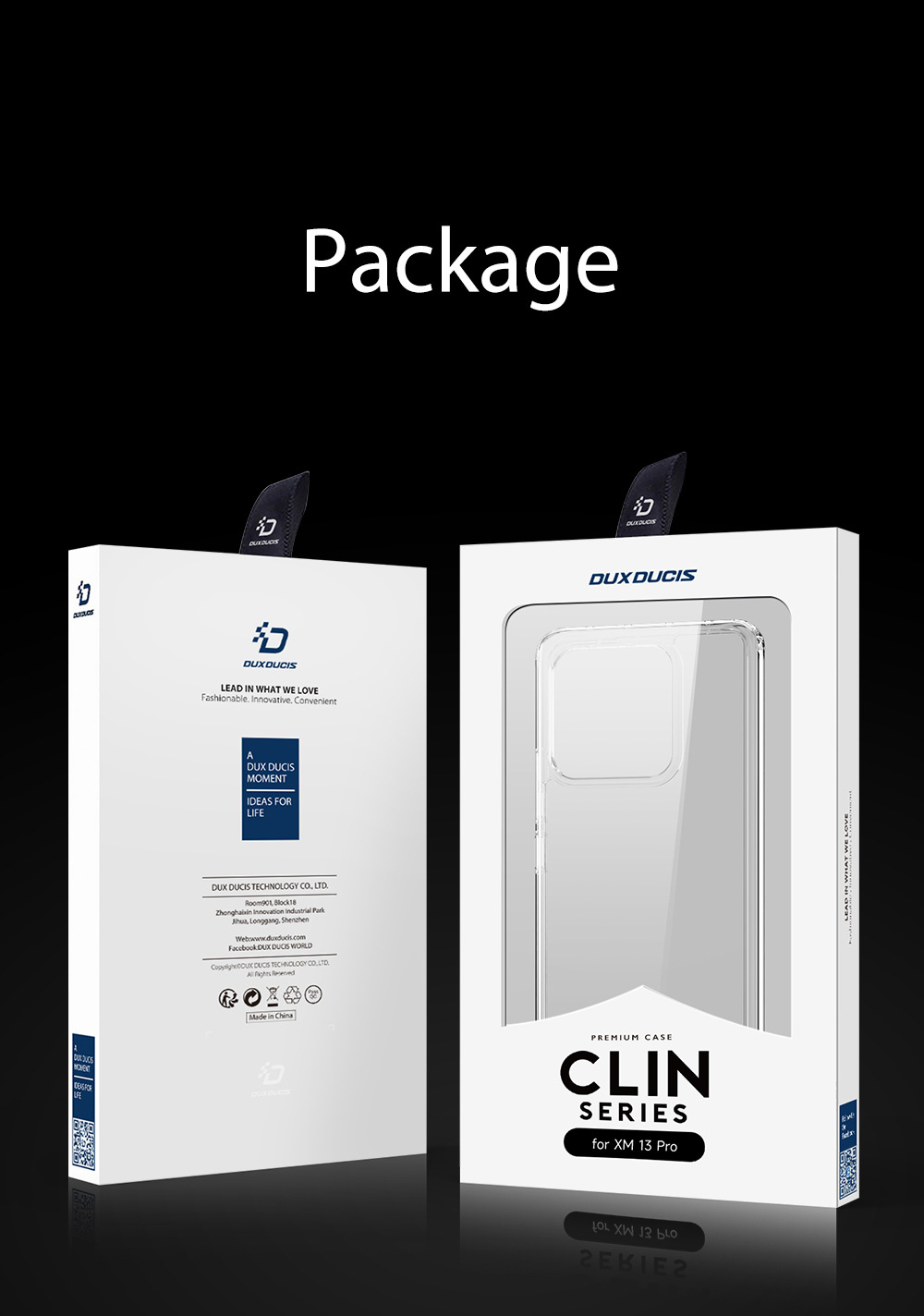 Clin Series Phone Case for Xiaomi Mi 13 Pro - Clear