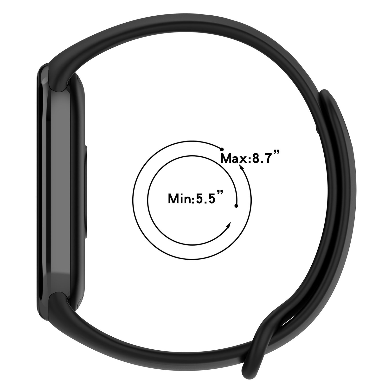 Soft Silicone Replacement Strap for Xiaomi Mi Band 8/9/10