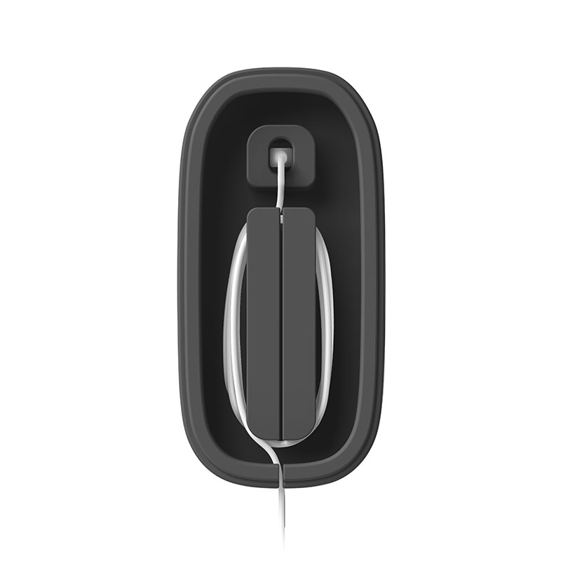 Uniq Nova Compact Apple Magic Mouse Charging Dock with Cable Loop - Charcoal Grey
