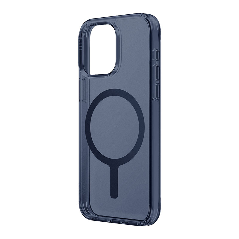 Uniq Life Pro Xtreme MagClick MagSafe Compatible Phone Case for iPhone 15 Pro &ndash; Smoke Blue