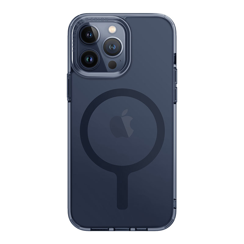 Uniq Life Pro Xtreme MagClick MagSafe Compatible Phone Case for iPhone 15 Pro &ndash; Smoke Blue