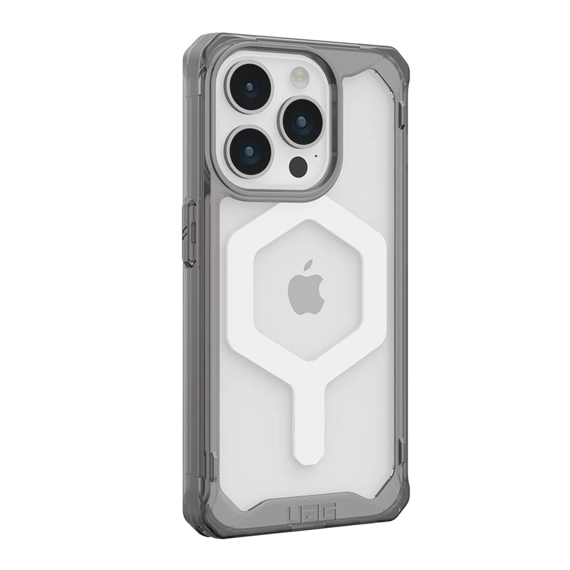 UAG Plyo Magsafe Series Phone Case for iPhone 15 Pro Max - Ash/White