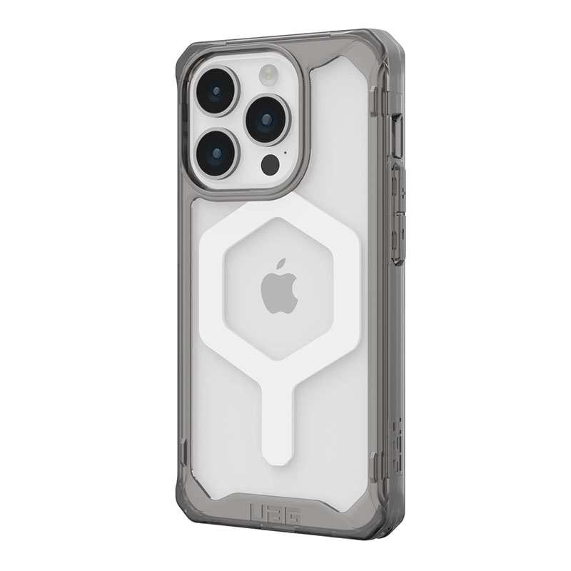 UAG Plyo Magsafe Series Phone Case for iPhone 15 Pro Max - Ash/White