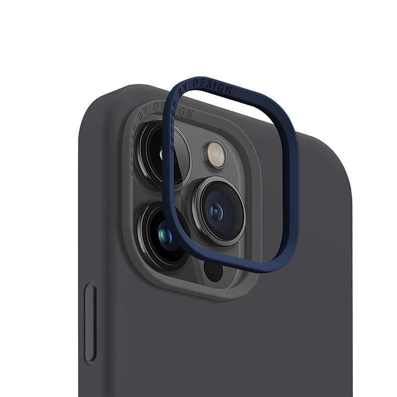 Uniq Lino Hue MagClick MagSafe Compatible Phone Case for iPhone 15 Pro &ndash; Charcoal Grey
