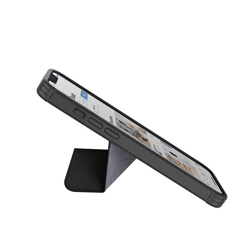 UNIQ Transforma Magclick Magsafe Compatible Phone Case for iPhone 15 Pro Max &ndash; Ebony (Black)