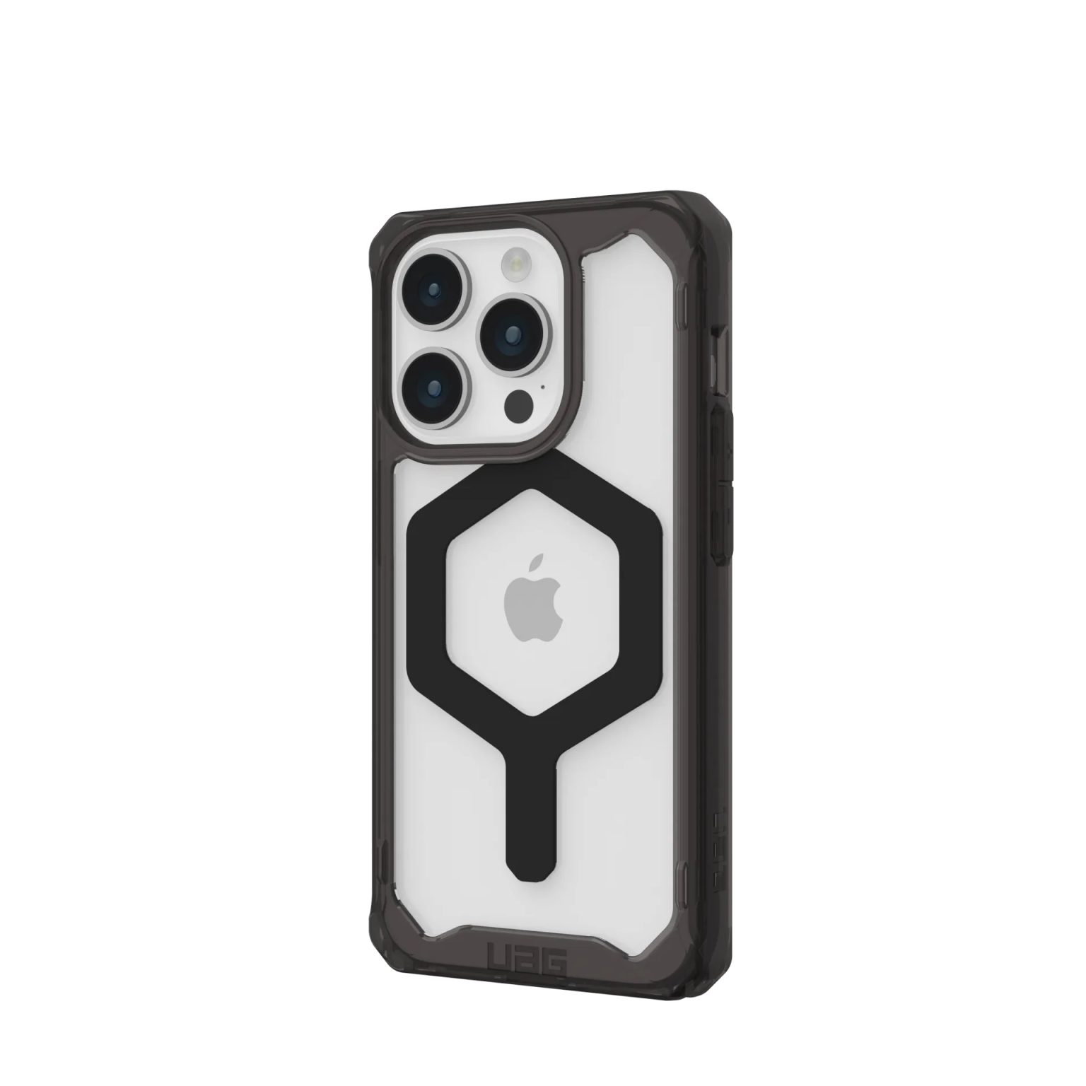 UAG Plyo Magsafe Series Phone Case for iPhone 15 Pro &ndash; Black / Black