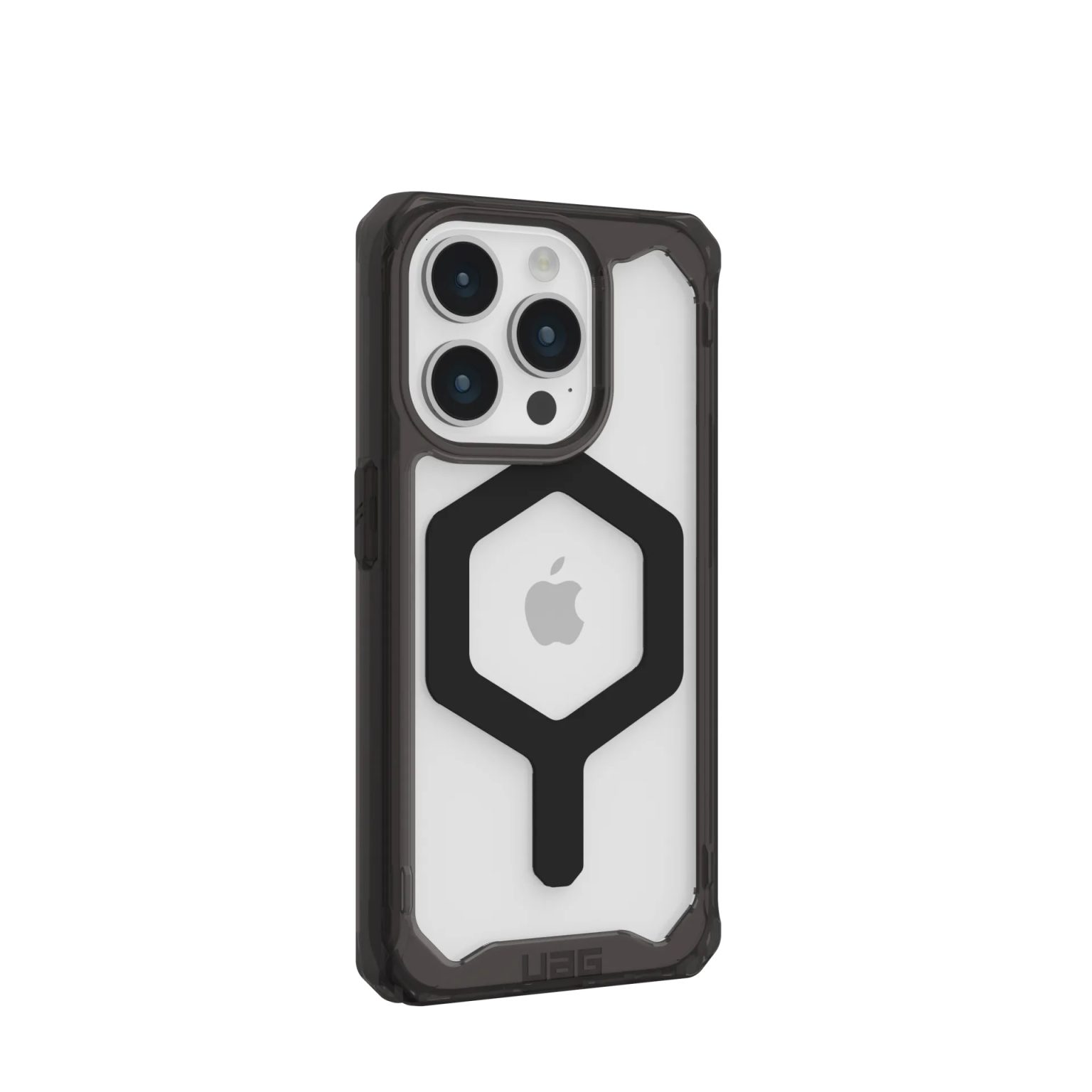 UAG Plyo Magsafe Series Phone Case for iPhone 15 Pro &ndash; Black / Black