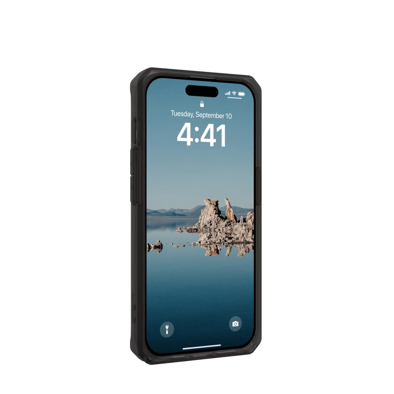 UAG Plyo Magsafe Series Phone Case for iPhone 15 Pro &ndash; Black / Black