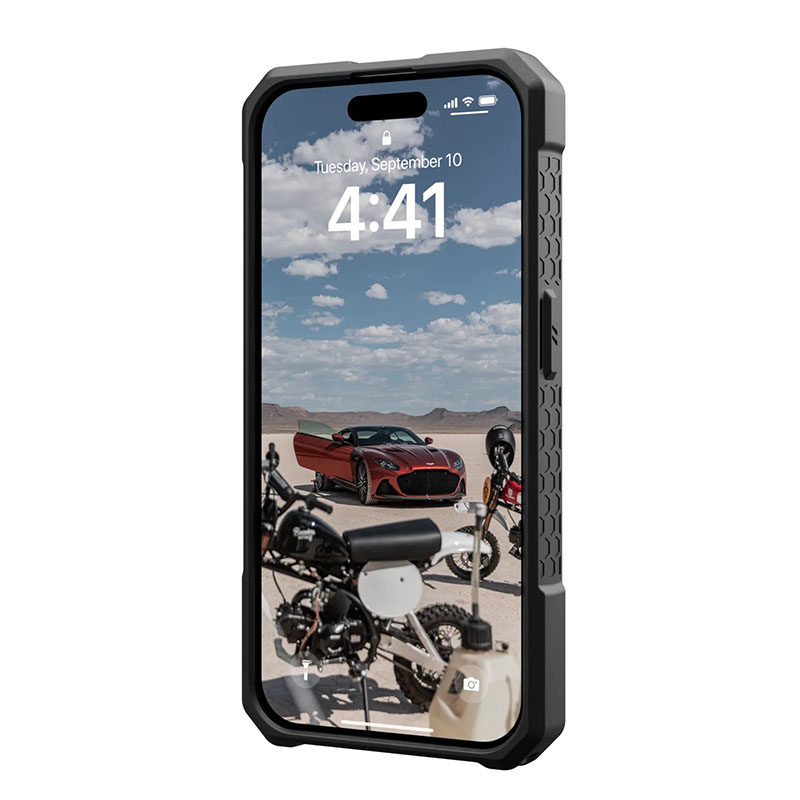 UAG Monarch Pro Phone Case for iPhone 15 Pro - Kevlar Black