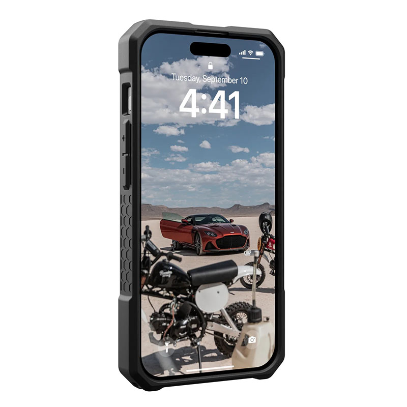 UAG Monarch Pro Phone Case for iPhone 15 Pro - Kevlar Black