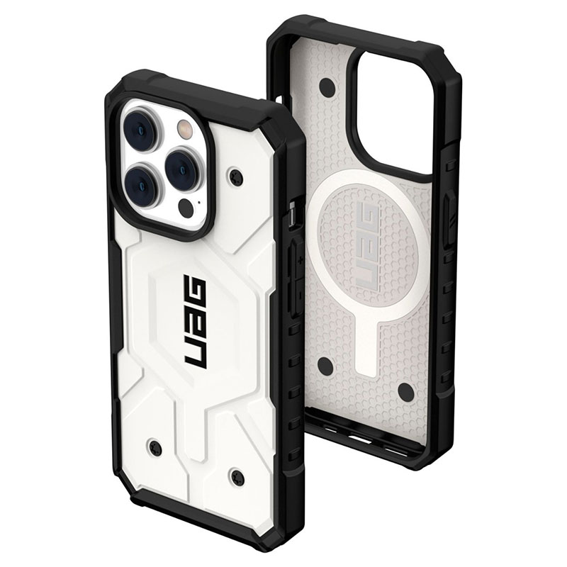 UAG Pathfinder Magsafe Phone Case for iPhone 15 Pro Max - White