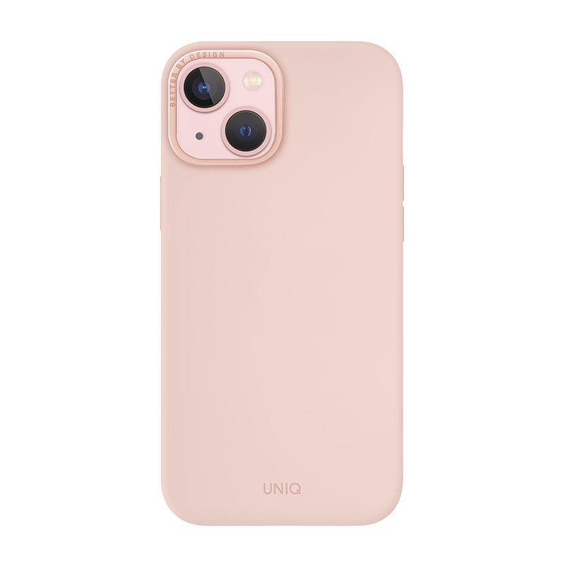 Uniq Lino Hue MagClick MagSafe Compatible Phone Case for iPhone 15 &ndash; Blush Pink
