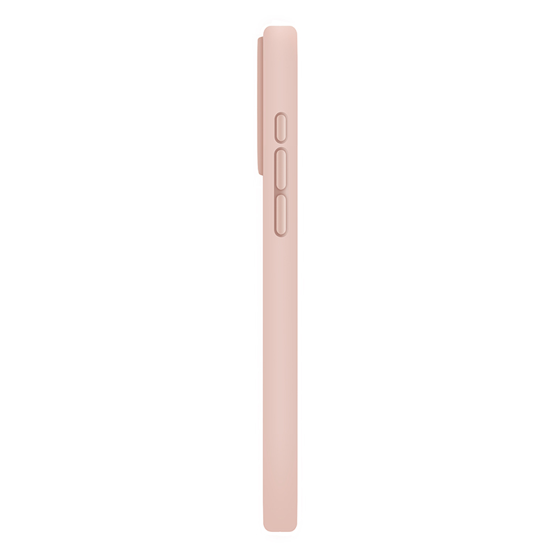 UNIQ Lino Hue MagClick Magsafe Compatible Phone Case for iPhone 15 Pro &ndash; Blush Pink