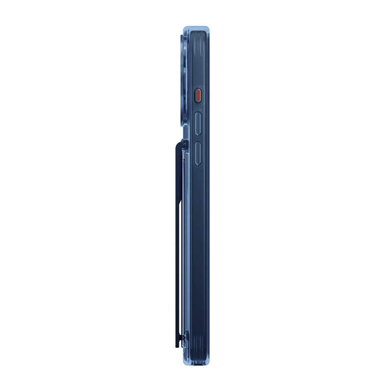 Uniq Heldro Mount Case with Stand for iPhone 15 Pro Max &ndash; Deep Blue
