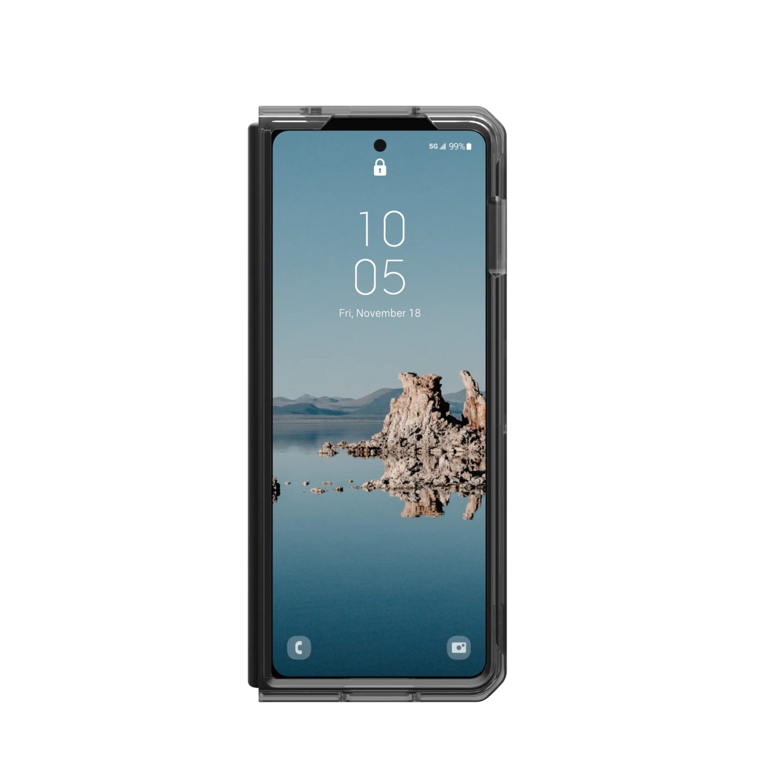UAG Plyo Pro Series Phone Case for Samsung Galaxy Z Fold 5 &ndash; Ash/Space Grey