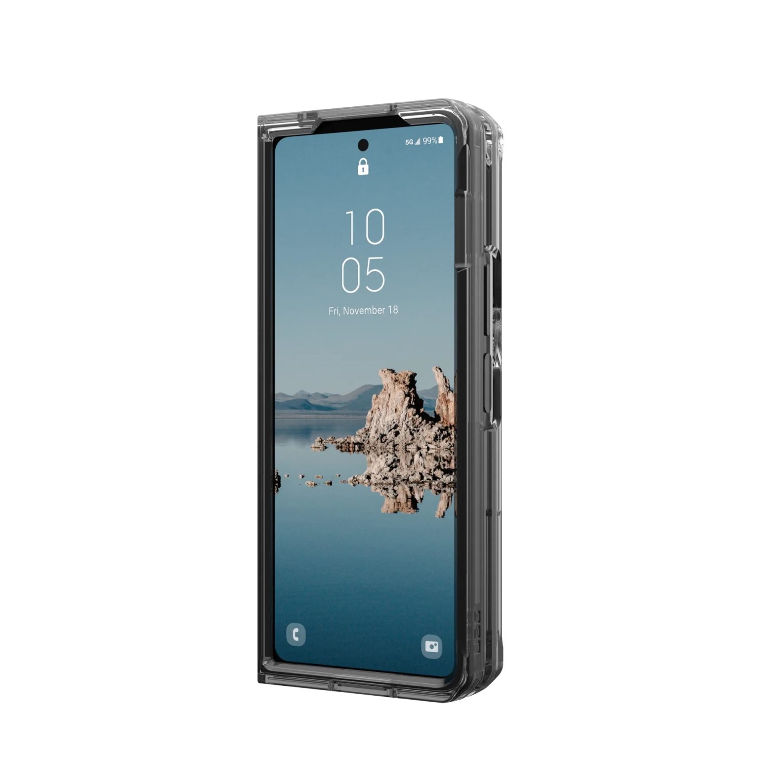 UAG Plyo Pro Series Phone Case for Samsung Galaxy Z Fold 5 &ndash; Ash/Space Grey