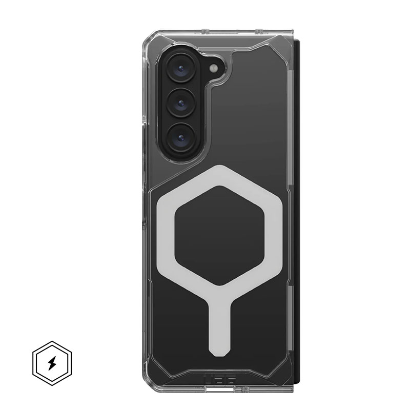 UAG Plyo Pro Series Phone Case for Samsung Galaxy Z Fold 5 - Ice/Silver