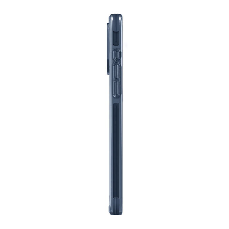 UNIQ Combat (AF) MagSafe MagClick Charging Compatible Case for iPhone 15 Pro &ndash; Smoke Blue