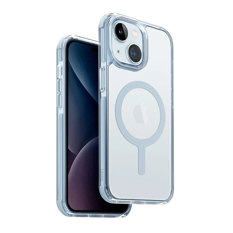 UNIQ Combat Series MagSafe / Magclick Charging Phone Case for iPhone 15 &ndash; Ice Blue