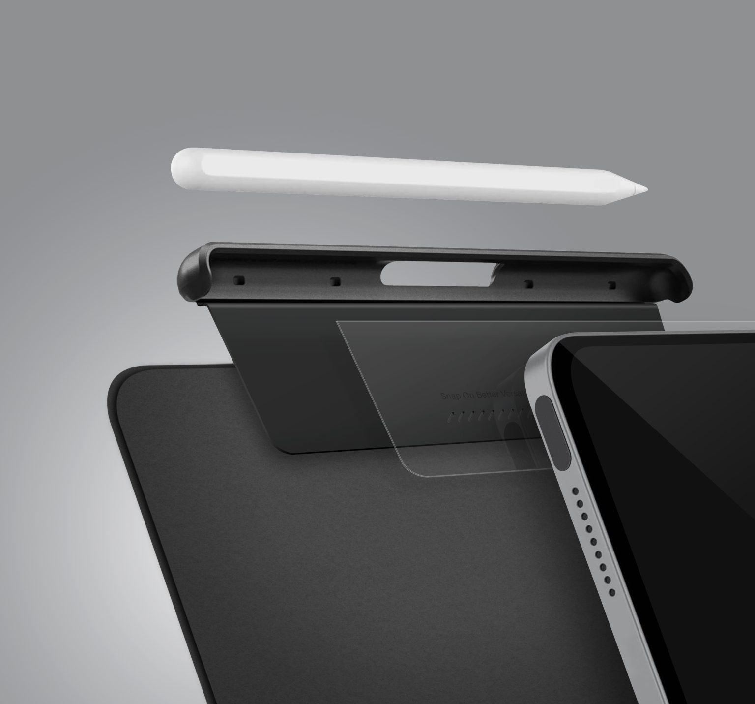 Uniq Volo Apple Pencil Holder / Case - Graphite Black