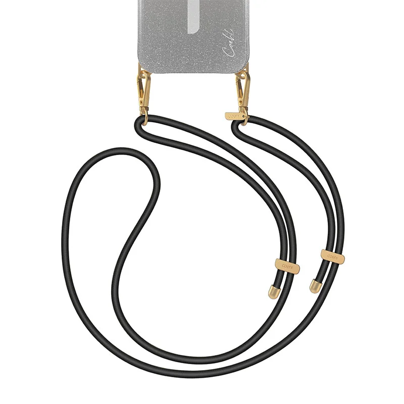 Uniq Coehl Laurel Universal Lanyard for Phones - Midnight Black