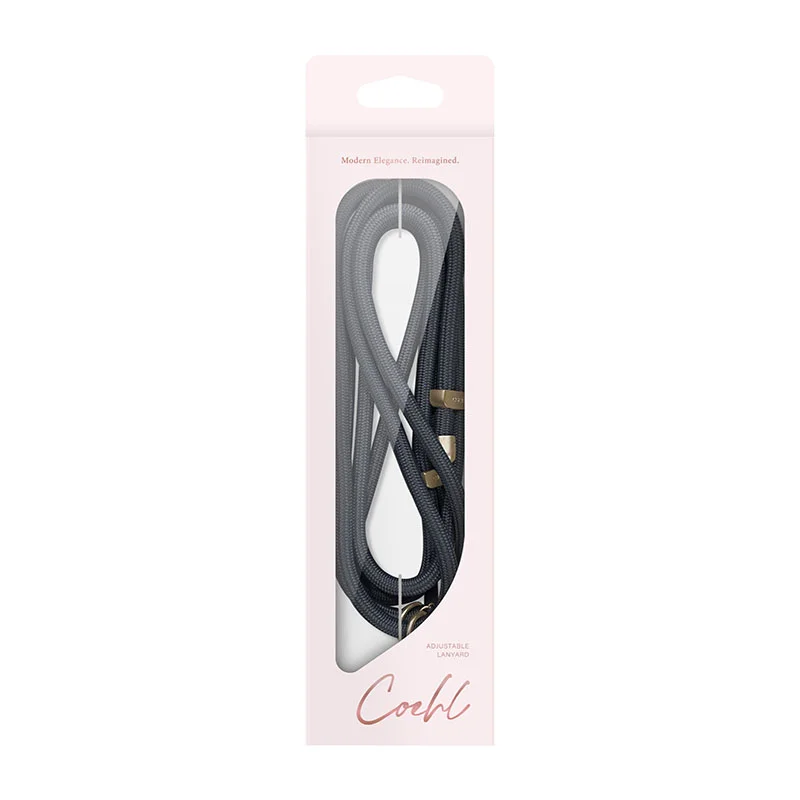 Uniq Coehl Laurel Universal Lanyard for Phones - Midnight Black